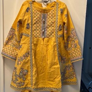 Yellow Garnet kids shalwar kameez 3-4y